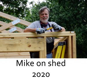 Mike on shed
